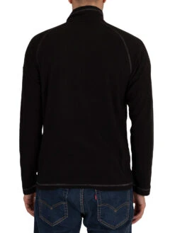 Regatta Montes Lightweight Half Zip Mini Stripe Sweatshirt - Black -Standout Fashion Shop 42215c