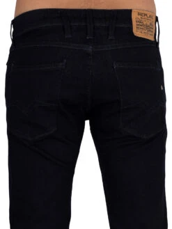 Replay Anbass Slim Jeans - Dark Indigo Blue 9 Replay Anbass Slim Jeans - Dark Indigo Blue -Standout Fashion Shop 42223d