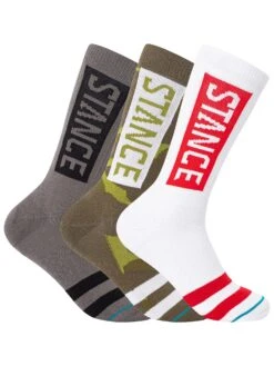 Stance 3 Pack Casual The OG Socks - Camo