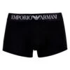 Emporio Armani Stretch Cotton Trunks - Black