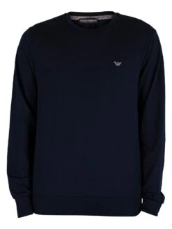 Emporio Armani Chest Logo Pyjama Set - Marine -Standout Fashion Shop 43120f