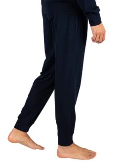 Emporio Armani Chest Logo Pyjama Set - Marine -Standout Fashion Shop 43120i