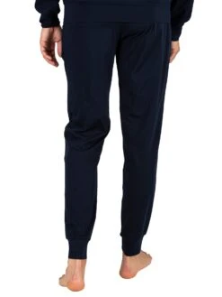 Emporio Armani Chest Logo Pyjama Set - Marine -Standout Fashion Shop 43120j