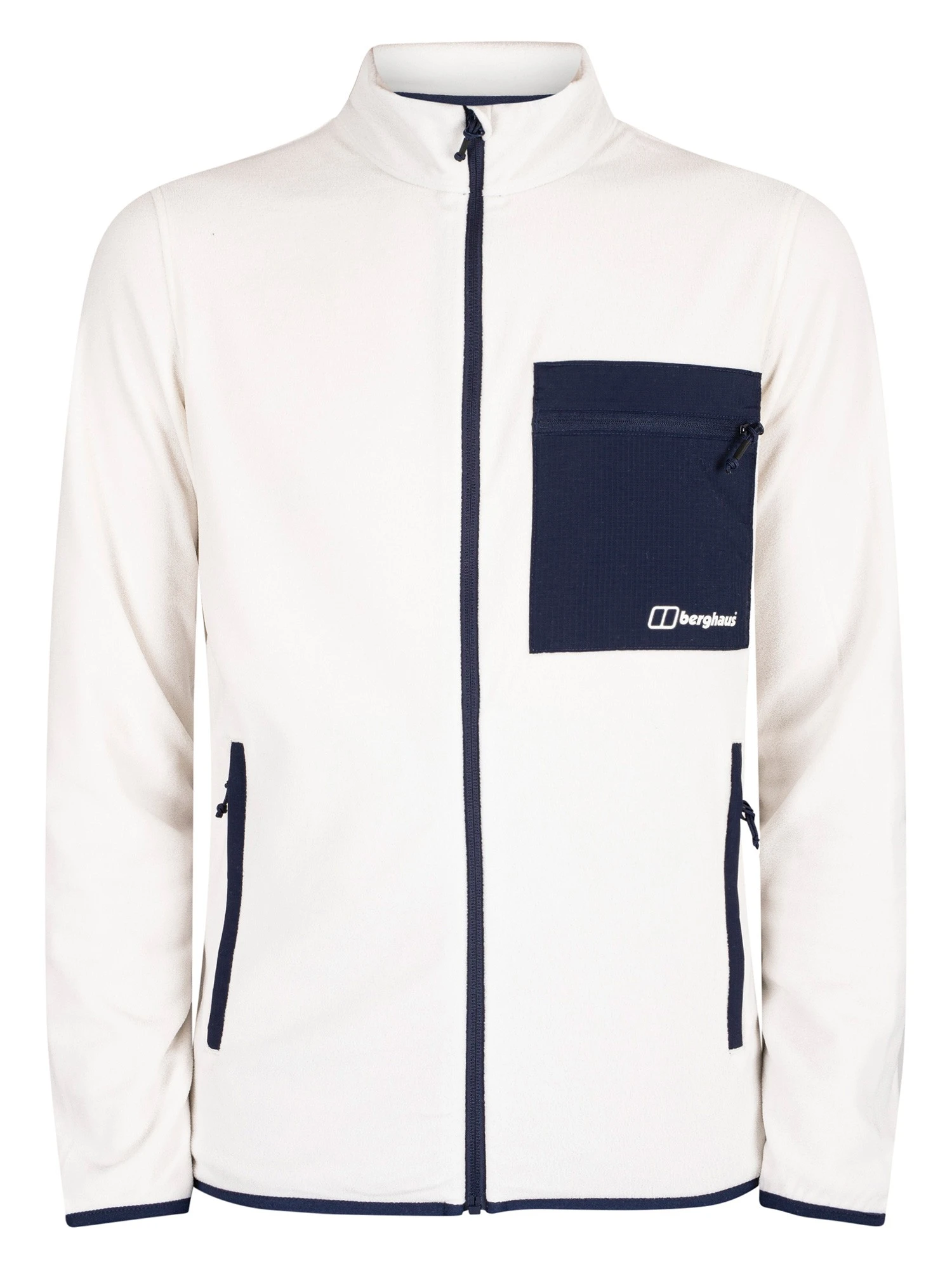 Berghaus Aslam Micro Fleece Jacket - Light Grey/Dark Blue 5 Berghaus Aslam Micro Fleece Jacket - Light Grey/Dark Blue - Image 5