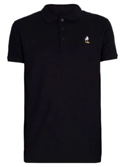 Lois Jeans Pol Embroidered Polo Shirt - Navy -Standout Fashion Shop 43669e
