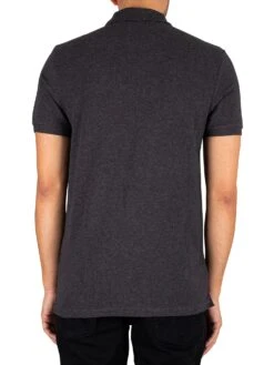 Lyle & Scott Plain Polo Shirt - Charcoal Marl -Standout Fashion Shop 43973c