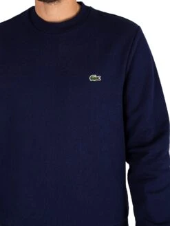 Lacoste Logo Sweatshirt - Blue Marine -Standout Fashion Shop 44109d
