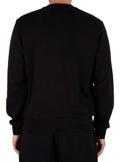 Lacoste Logo Sweatshirt - Black 8 Lacoste Logo Sweatshirt - Black -Standout Fashion Shop 44111c