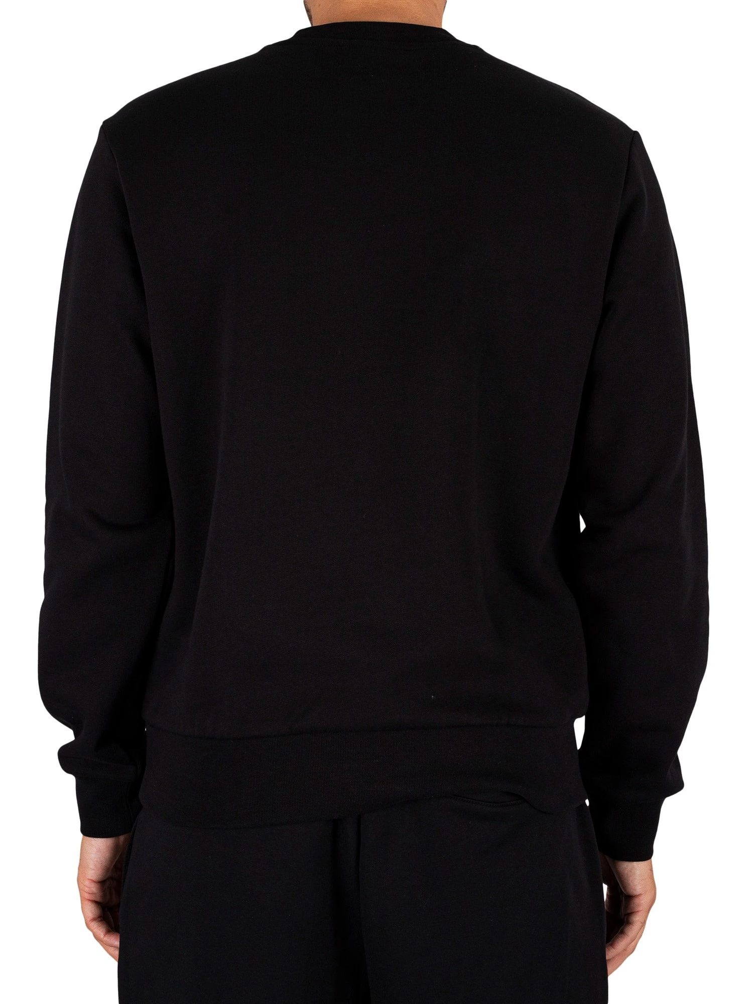 Lacoste Logo Sweatshirt - Black 3 Lacoste Logo Sweatshirt - Black - Image 3