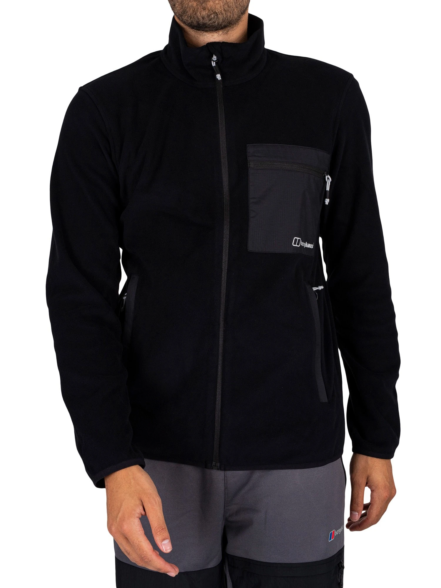 Berghaus Aslam Micro Fleece Jacket - Black 2 Berghaus Aslam Micro Fleece Jacket - Black - Image 2