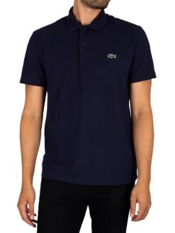 Lacoste Logo Polo Shirt - Blue Marine