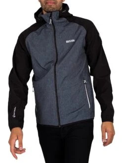 Regatta Arec III Softshell Jacket - Ash Marl/Black