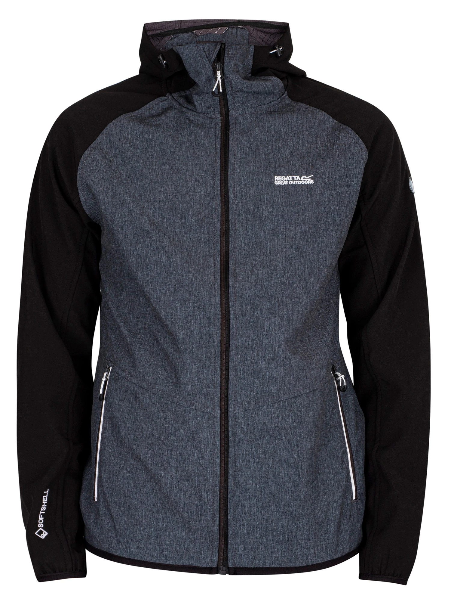 Regatta Arec III Softshell Jacket - Ash Marl/Black 5 Regatta Arec III Softshell Jacket - Ash Marl/Black - Image 5