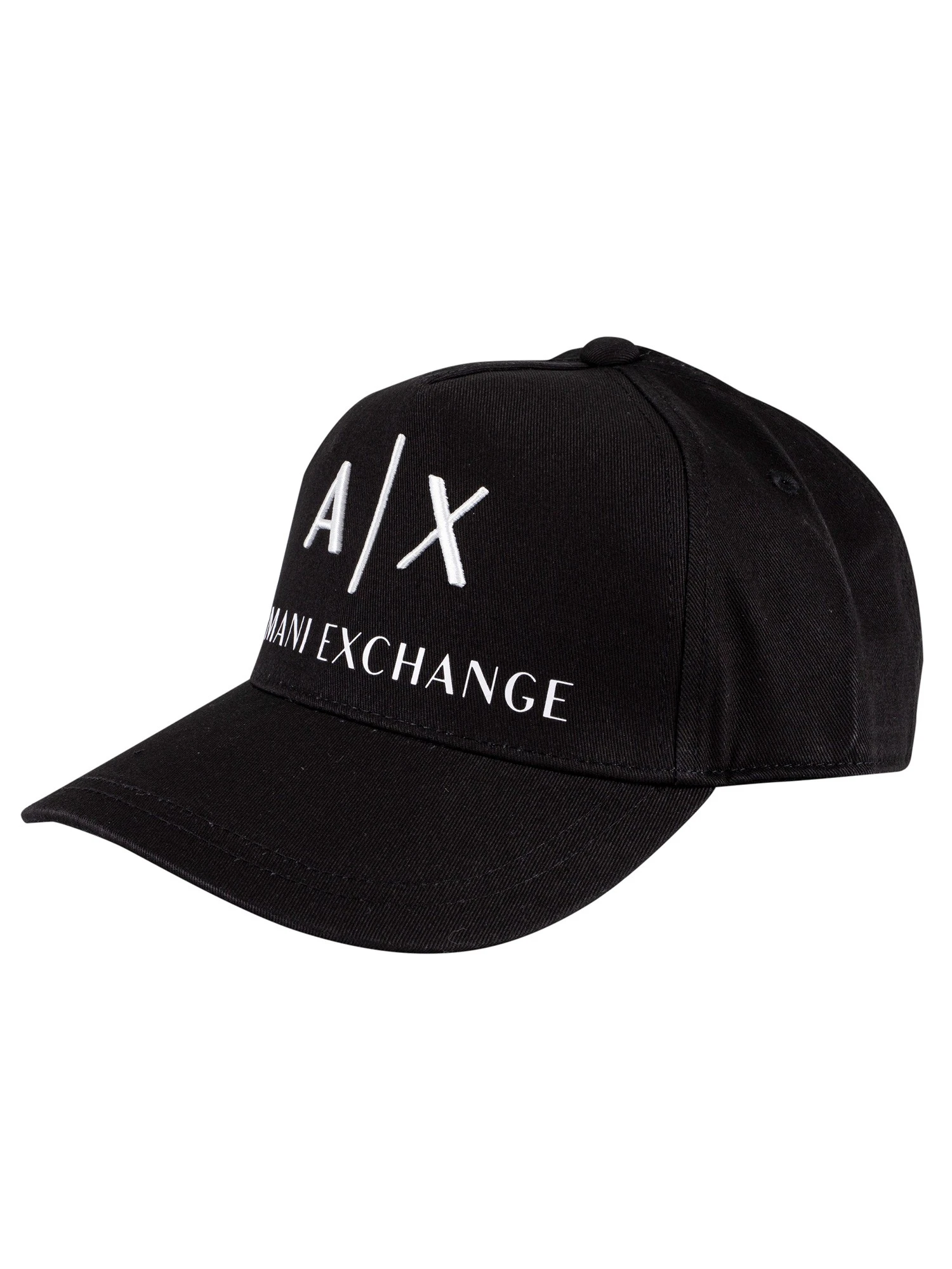Armani Exchange Baseball Hat - Black/White 1 Armani Exchange Baseball Hat - Black/White