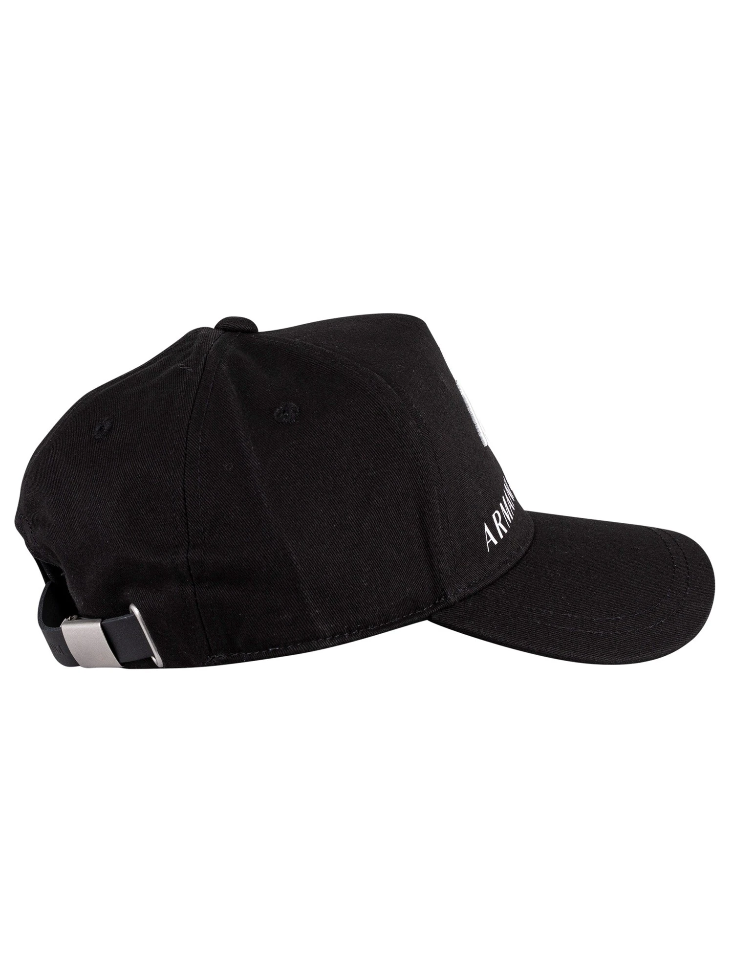 Armani Exchange Baseball Hat - Black/White 4 Armani Exchange Baseball Hat - Black/White - Image 4