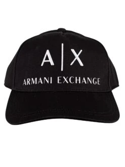 Armani Exchange Baseball Hat - Black/White 11 Armani Exchange Baseball Hat - Black/White -Standout Fashion Shop 44407e