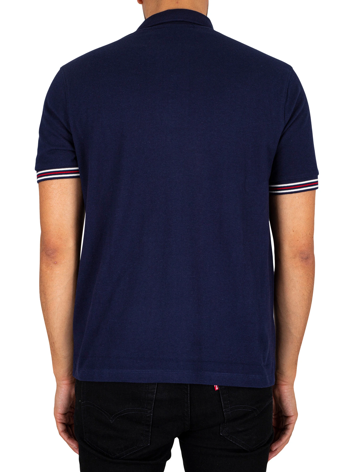 Fila Omari Stripe Polo Shirt - Navy 3 Fila Omari Stripe Polo Shirt - Navy - Image 3