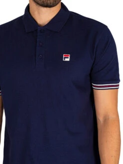 Fila Omari Stripe Polo Shirt - Navy 8 Fila Omari Stripe Polo Shirt - Navy -Standout Fashion Shop 44502d