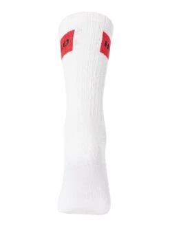 HUGO 2 Pack Rib Logo Socks - White -Standout Fashion Shop 44525f