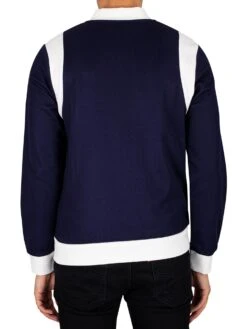 Fila Colton Bomber Jacket - Navy/Egret -Standout Fashion Shop 44692c