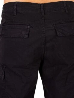 Jack & Jones Ace Tucker Loose Cargo Trousers - Black -Standout Fashion Shop 44717d