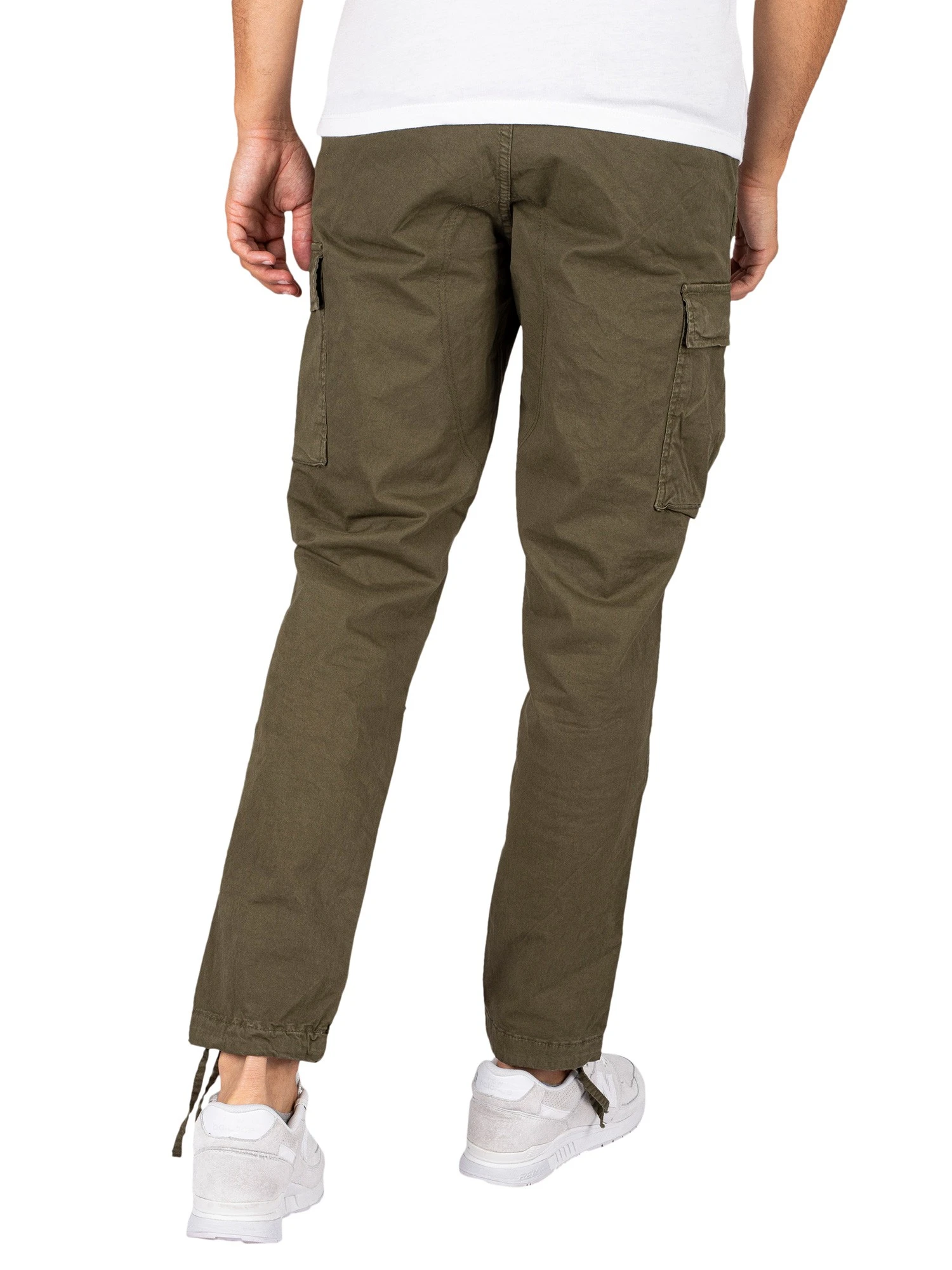 Jack & Jones Ace Tucker Loose Cargo Trousers - Olive Night 3 Jack & Jones Ace Tucker Loose Cargo Trousers - Olive Night - Image 3