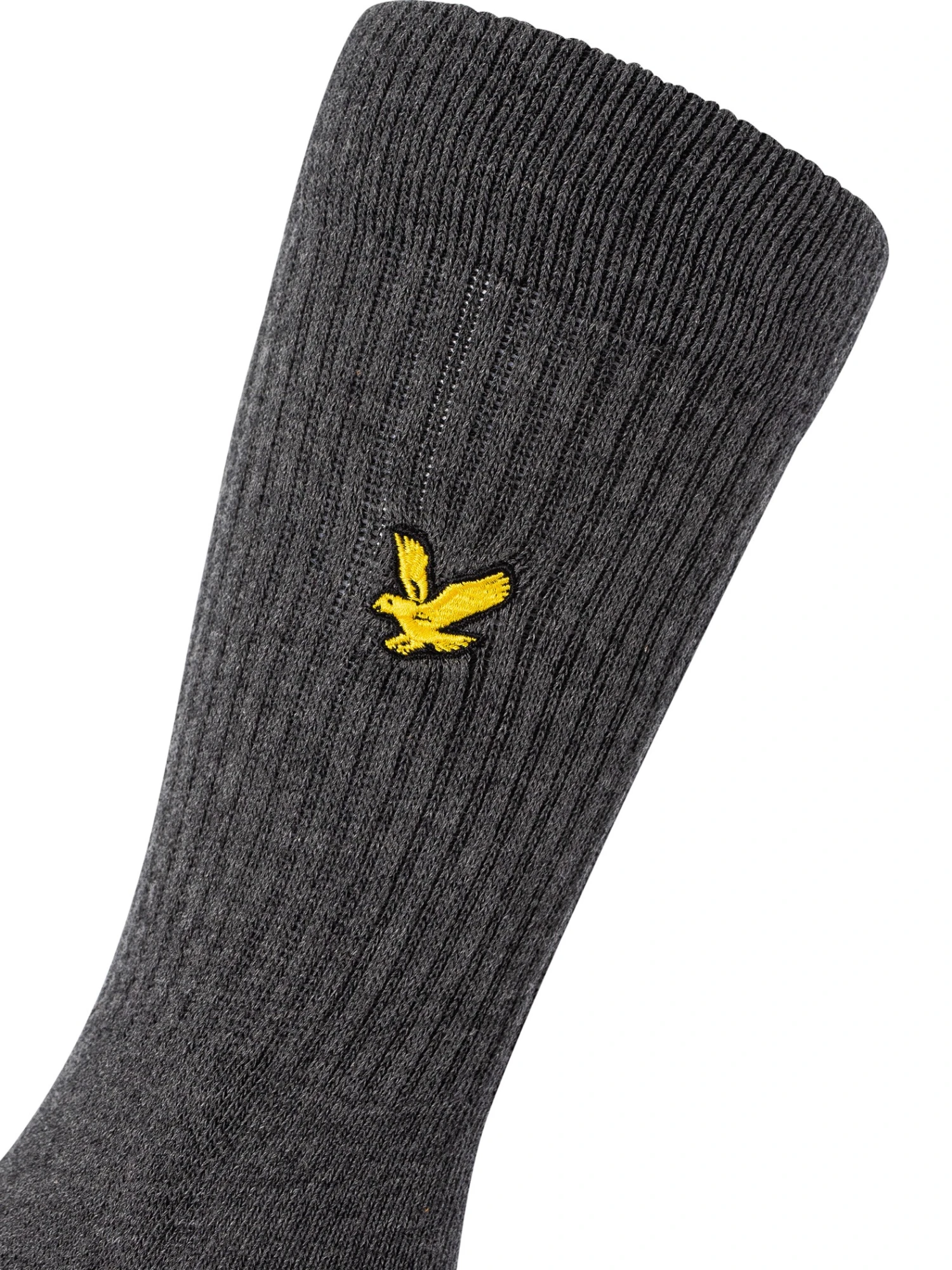 Lyle & Scott 3 Pack Hamilton Sport Socks - Dark Grey/Grey/Light Grey 3 Lyle & Scott 3 Pack Hamilton Sport Socks - Dark Grey/Grey/Light Grey - Image 3