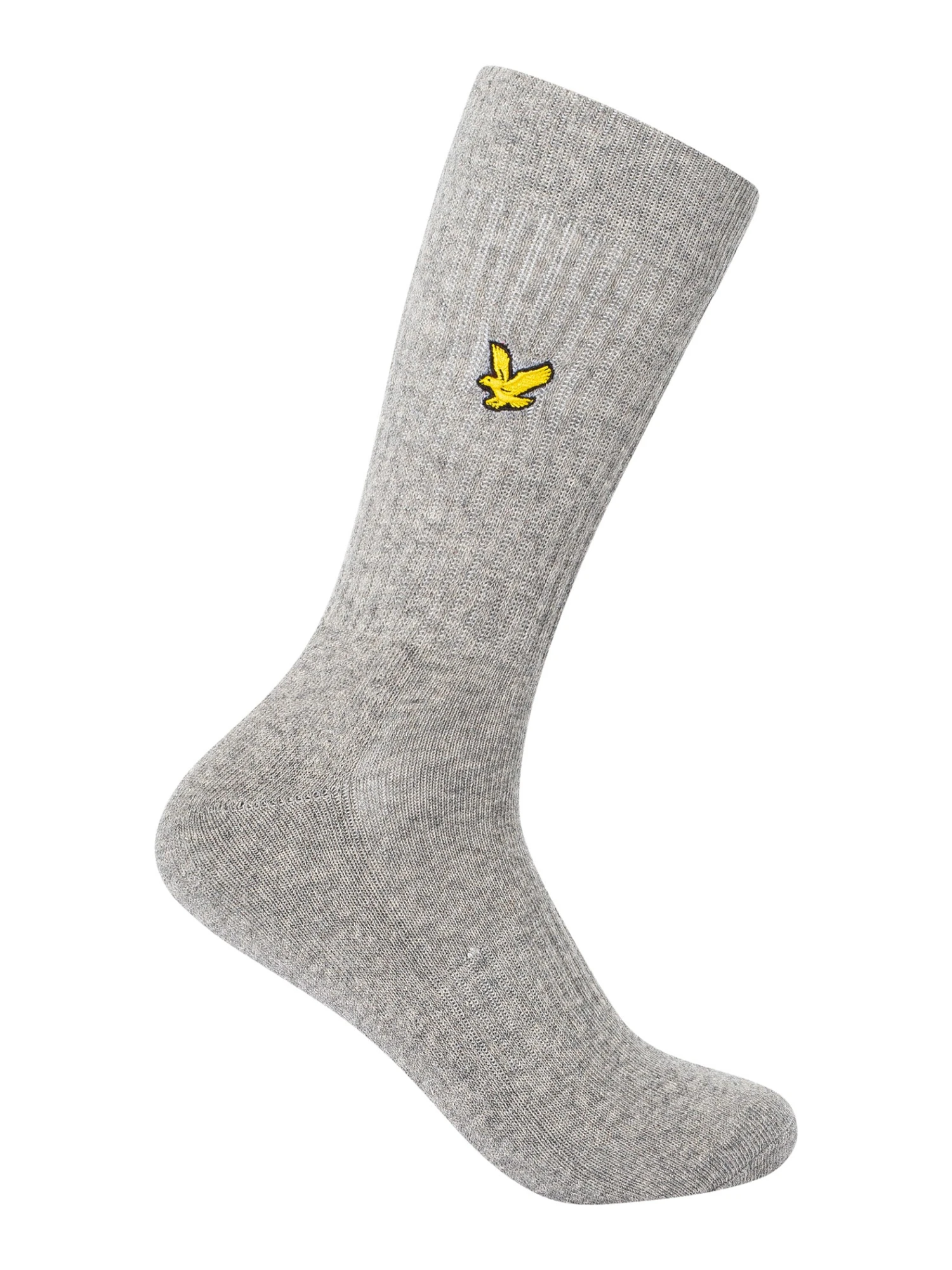 Lyle & Scott 3 Pack Hamilton Sport Socks - Dark Grey/Grey/Light Grey 4 Lyle & Scott 3 Pack Hamilton Sport Socks - Dark Grey/Grey/Light Grey - Image 4