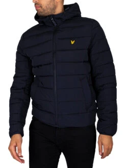 Lyle & Scott Lightweight Puffer Jacket - Dark Navy