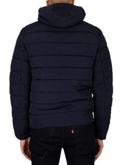 Lyle & Scott Lightweight Puffer Jacket - Dark Navy -Standout Fashion Shop 44737c