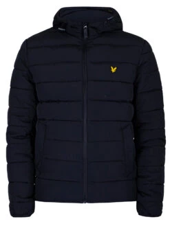 Lyle & Scott Lightweight Puffer Jacket - Dark Navy -Standout Fashion Shop 44737f