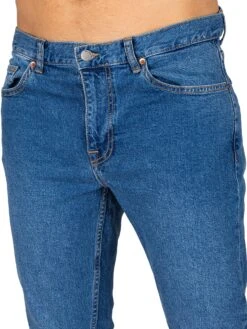Dr. Denim Clark Slim Tapered Jeans - Cobble Mid Retro -Standout Fashion Shop 44860e