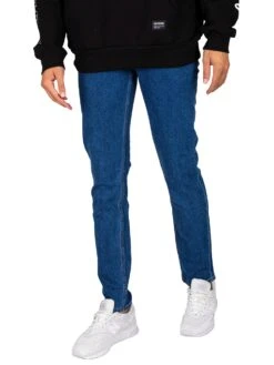 Dr. Denim Clark Slim Tapered Jeans - Cobble Dark Retro