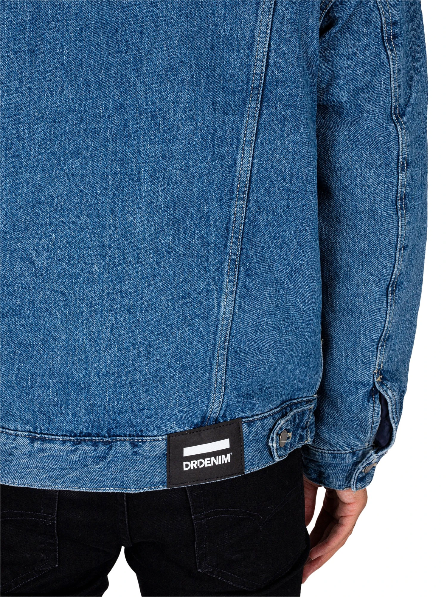 Dr. Denim Eno Pile Denim Jacket - Blue Jay Mid Retro 4 Dr. Denim Eno Pile Denim Jacket - Blue Jay Mid Retro - Image 4