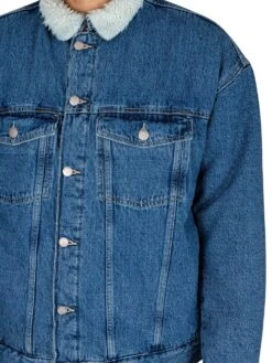 Dr. Denim Eno Pile Denim Jacket - Blue Jay Mid Retro 12 Dr. Denim Eno Pile Denim Jacket - Blue Jay Mid Retro -Standout Fashion Shop 44862e