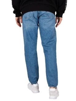 Dr. Denim Rush Regular Tapered Jeans - Blue Jay Mid Worn -Standout Fashion Shop 44863c