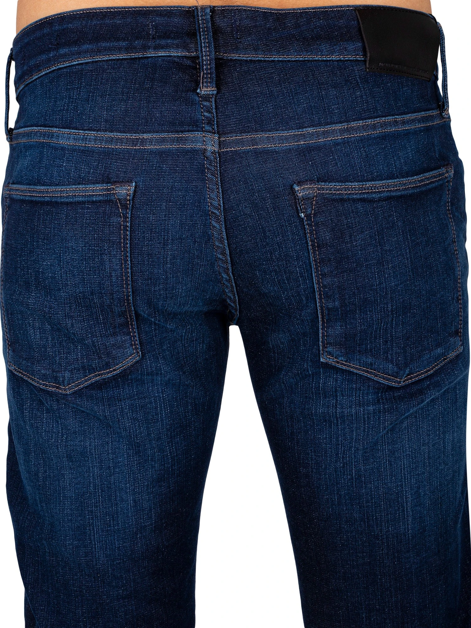 Jack & Jones Glenn Evan 640 Slim Jeans - Blue Denim 4 Jack & Jones Glenn Evan 640 Slim Jeans - Blue Denim - Image 4