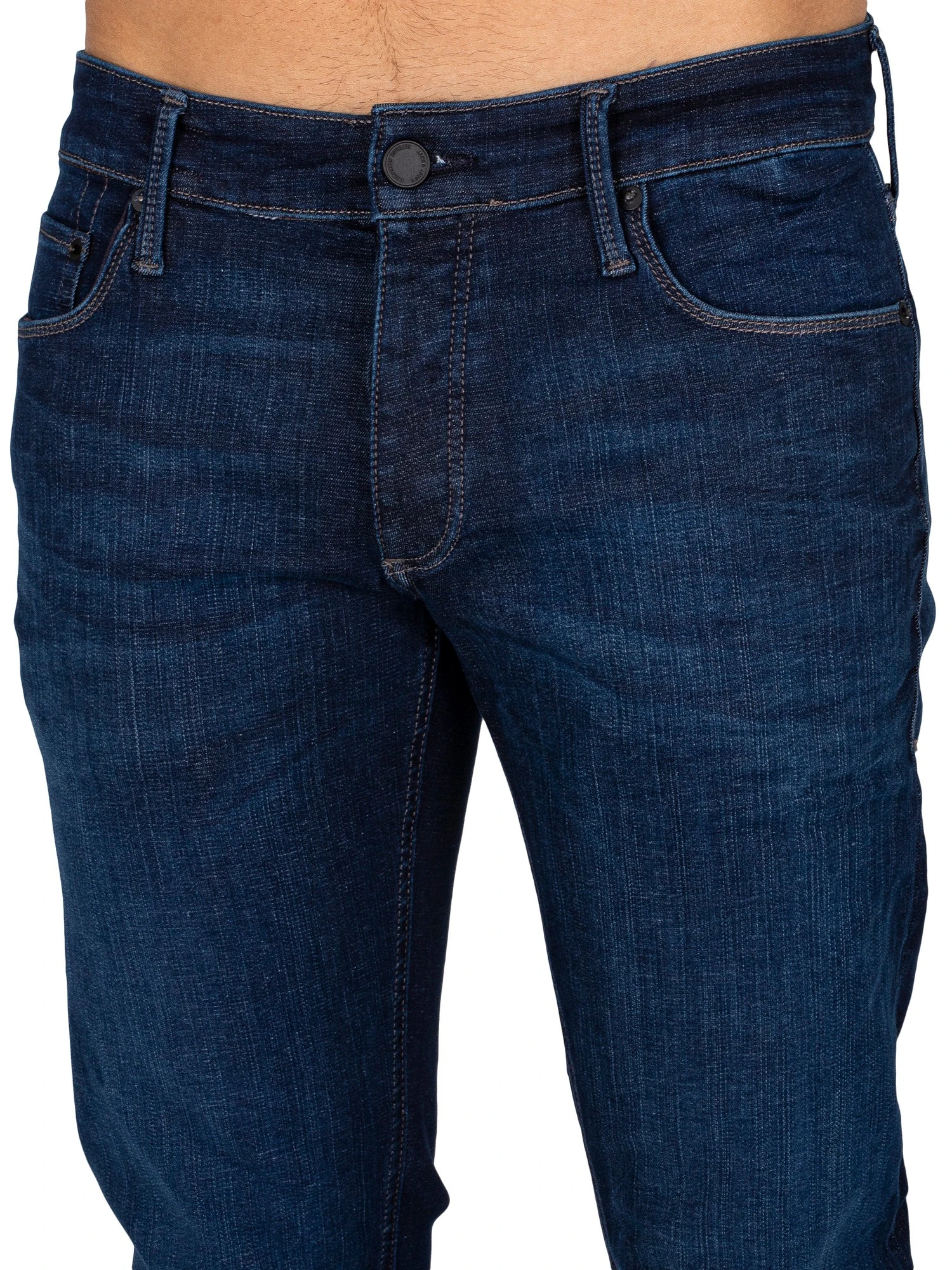 Jack & Jones Glenn Evan 640 Slim Jeans - Blue Denim 5 Jack & Jones Glenn Evan 640 Slim Jeans - Blue Denim - Image 5