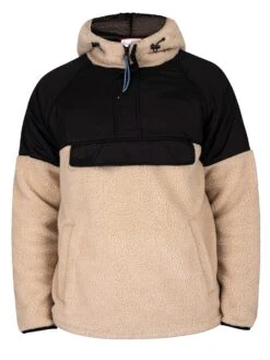 KnowledgeCotton Apparel Ted Oversized Anorak Jacket - Beige -Standout Fashion Shop 44904g