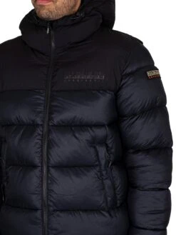 Napapijri Hornelen Puffer Jacket - Black -Standout Fashion Shop 44920d