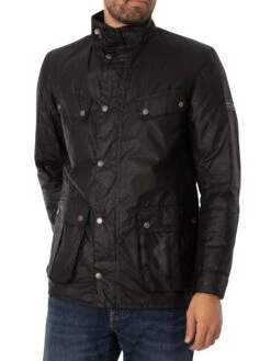 Barbour International Tourer Duke Wax Jacket - Black