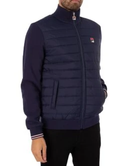Fila Malachi Puffer Jacket - Navy