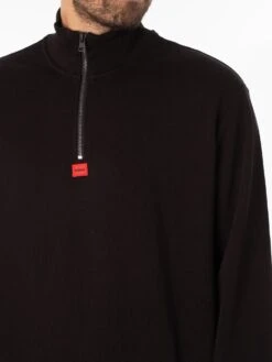 HUGO Durty Zip Sweatshirt - Black -Standout Fashion Shop 45088d