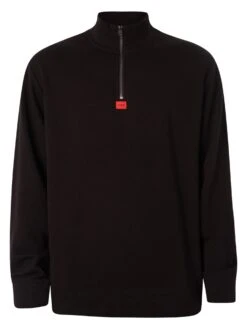 HUGO Durty Zip Sweatshirt - Black -Standout Fashion Shop 45088e