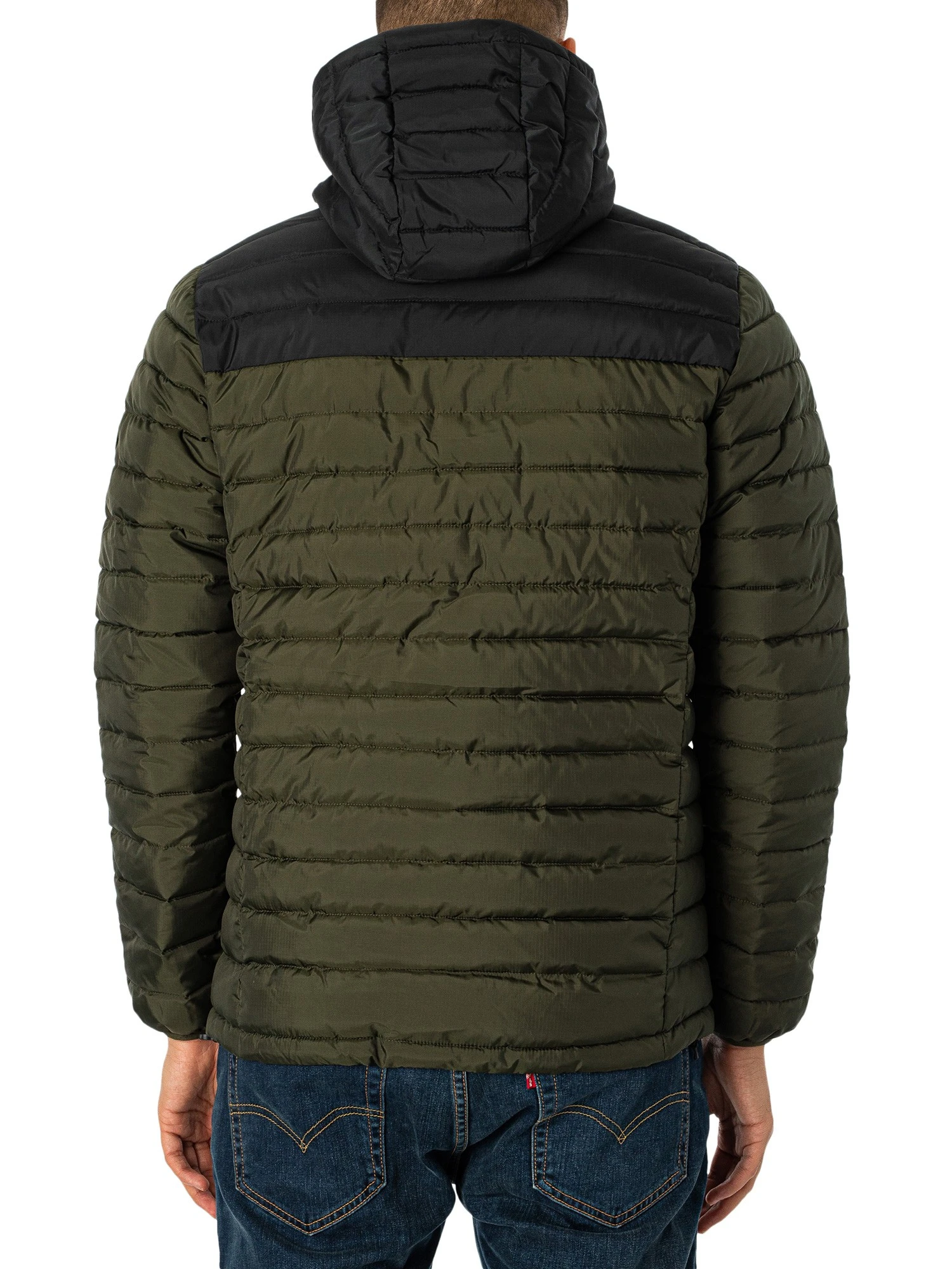 KnowledgeCotton Apparel Repreve Rib Stop Quilted Jacket - Forrest Night 3 KnowledgeCotton Apparel Repreve Rib Stop Quilted Jacket - Forrest Night - Image 3
