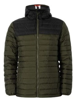 KnowledgeCotton Apparel Repreve Rib Stop Quilted Jacket - Forrest Night 13 KnowledgeCotton Apparel Repreve Rib Stop Quilted Jacket - Forrest Night -Standout Fashion Shop 45356g