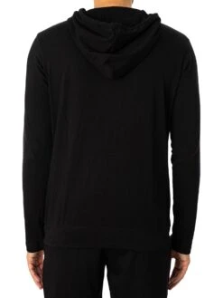 Lyle & Scott Earl Zip Hoodie Lounge Set - Black -Standout Fashion Shop 45371d