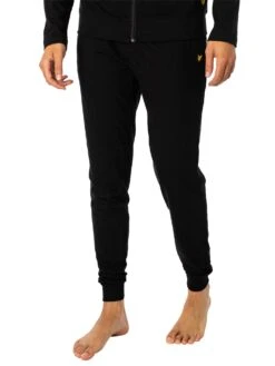 Lyle & Scott Earl Zip Hoodie Lounge Set - Black -Standout Fashion Shop 45371h
