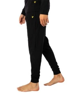Lyle & Scott Earl Zip Hoodie Lounge Set - Black -Standout Fashion Shop 45371i