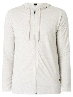 Lyle & Scott Earl Zip Hoodie Lounge Set - Antique White Marl -Standout Fashion Shop 45374f